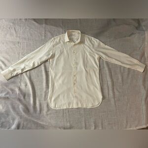 John W. Nordstrom Ivory Egyptian Cotton Shirt